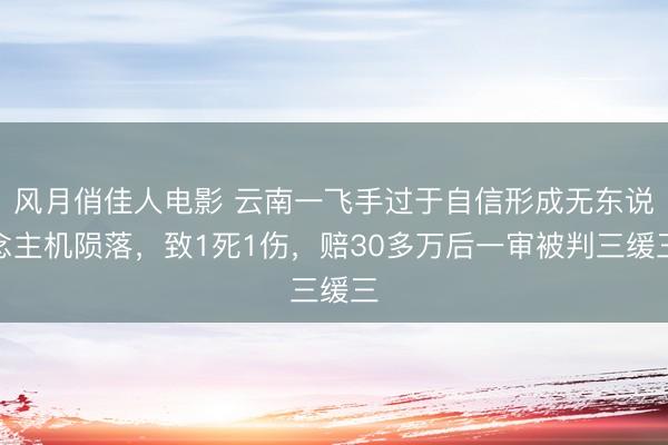 风月俏佳人电影 云南一飞手过于自信形成无东说念主机陨落，致1死1伤，赔30多万后一审被判三缓三