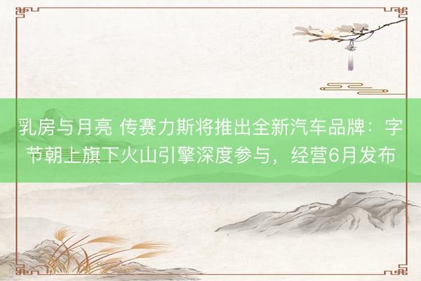 乳房与月亮 传赛力斯将推出全新汽车品牌：字节朝上旗下火山引擎深度参与，经营6月发布